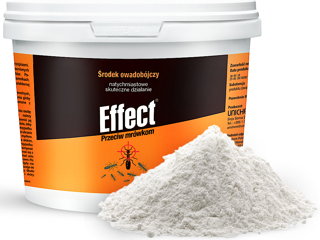 0,5kg Proszek na mrówki preparat, środek Effect.