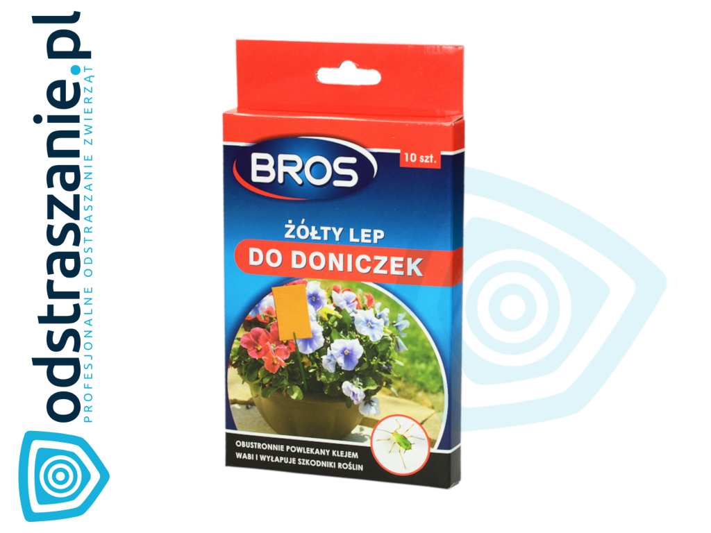 lep do doniczek na owady, lep na owady, lep na szkodniki, lep na insekty, pułapka na owady do doniczek, ochrona roślin doniczkowych, pułapka monitorująca