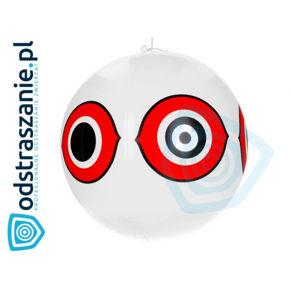 Balon na ptaki biały. Balon odstraszający gołębie z balkonu, szpaki.