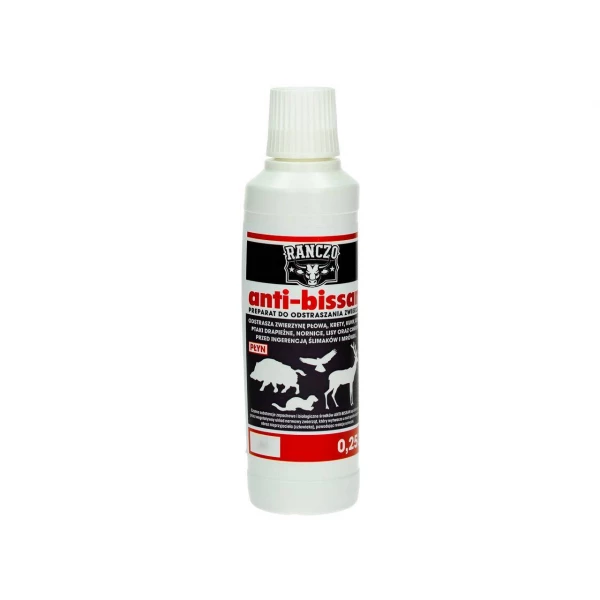 Anti-Bissan środek odstraszający zwierzynę. Płyn 250ml.