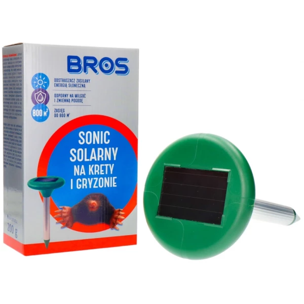 Bros Sonic solarny odstraszacz kretów, nornic.