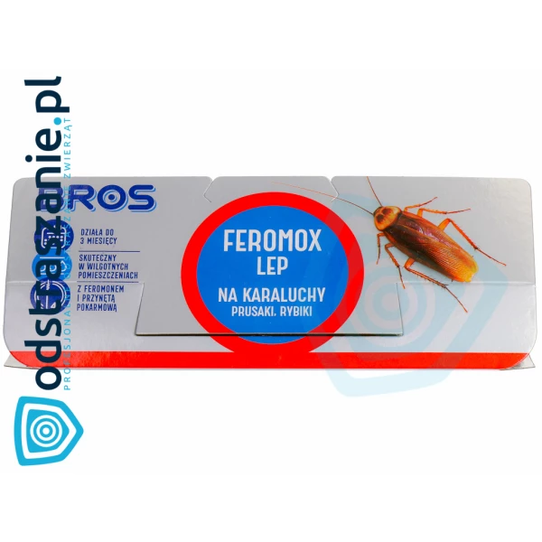 Lep na karuluchy, prusaki, rybiki Bros. Pułapka Feromox.