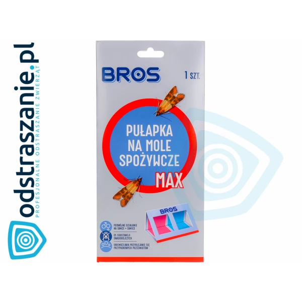 Silna pułapka na mole spożywcze Bros MAX.