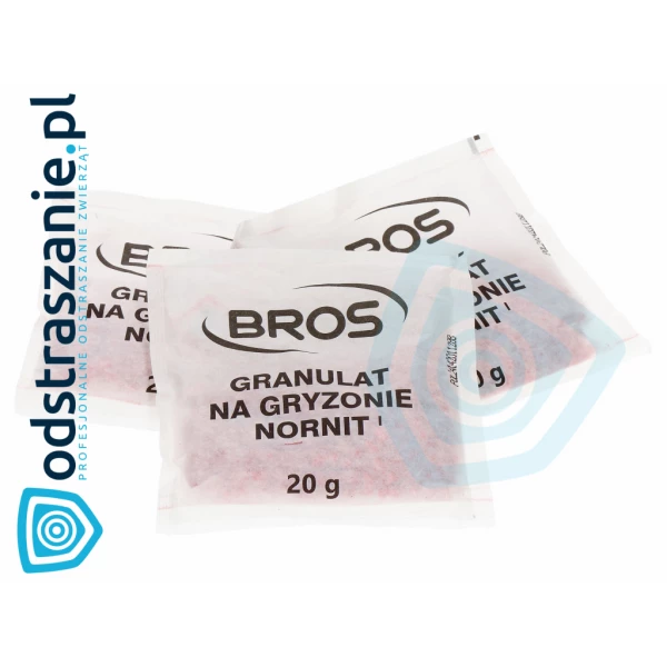 Trutka na gryzonie Bros Nornit 140g granulat