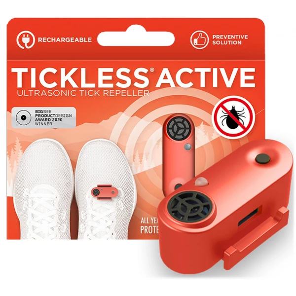 Urządzenie ultradźwiękowe na kleszcze TickLess ACTIVE Orange dla aktywnych.