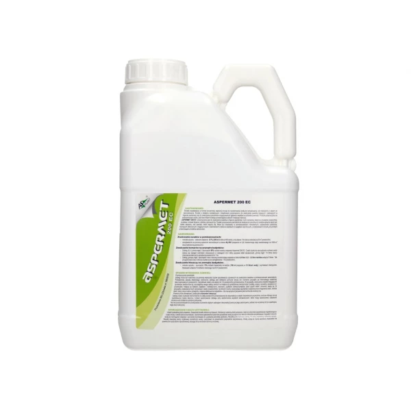 Aspermet 200 EC 5l Permetryna. Oprysk na komary, kleszcze, muchy, pluskwy.