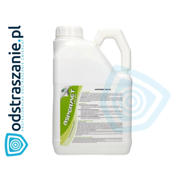 Aspermet 200 EC 5l Permetryna. Oprysk na komary, kleszcze, muchy, pluskwy.