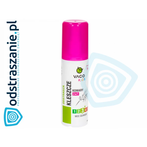 Preparat na kleszcze i komary dla dzieci Vaco. 80ml.