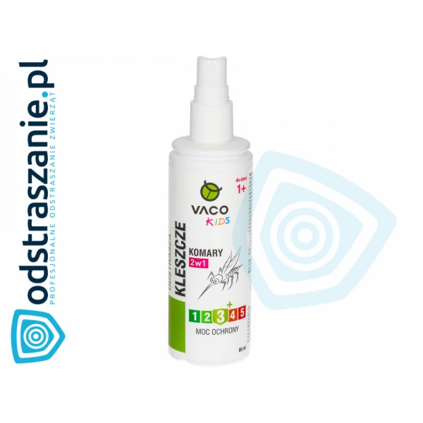 Preparat na kleszcze i komary dla dzieci Vaco. 80ml.
