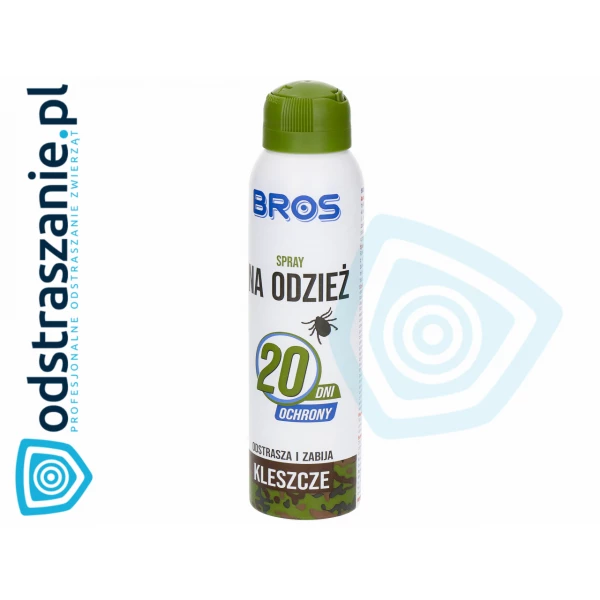 Preparat na kleszcze na ubrania BROS. Środek na kleszcze do ubrań.
