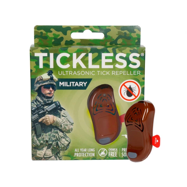 Urządzenie ultradźwiękowe na kleszcze Tickless Military Coyote dla ludzi.