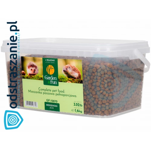 Pokarm dla jeży. Karma dla jeży 1,6 kg.