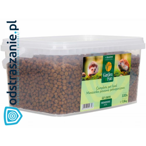 Pokarm dla jeży. Karma dla jeży 1,6 kg.