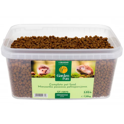 Pokarm dla jeży. Karma dla jeży 1,6 kg.