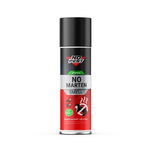 Środek odstraszający kuny. Preparat NO-MARTEN spray RTU zestaw.