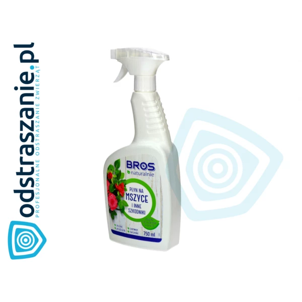 Preparat na mszyce. Środek na Mszyce Bros Naturalnie. Płyn z atomizerem 750ml.