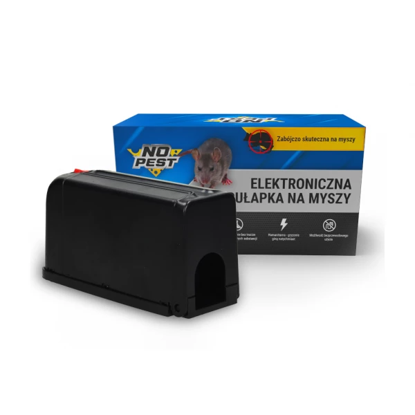 Elektryczna pułapka na myszy No Pest® rażąca prądem