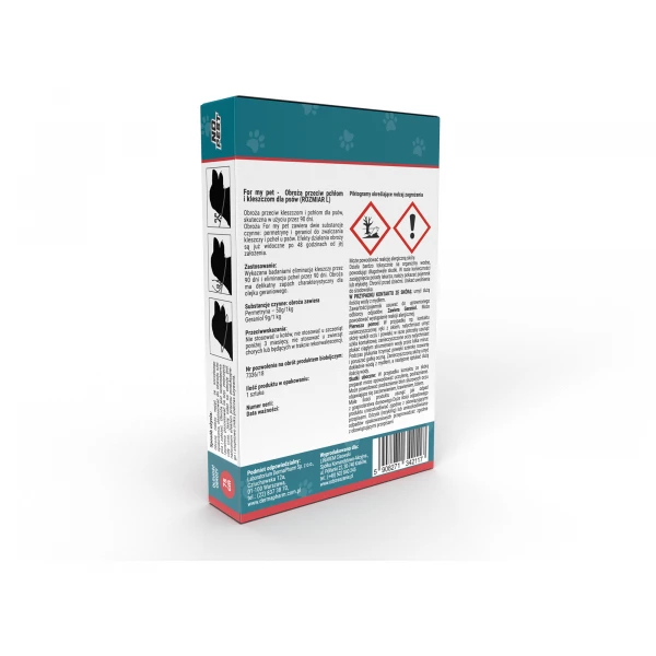 Obroża na kleszcze i pchły dla psa dużego rozmiar XL 75cm No Pest®