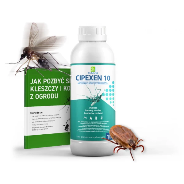 Cipexen 10 (Cipex) oprysk na komary, muchy, meszki koncentrat 1l.