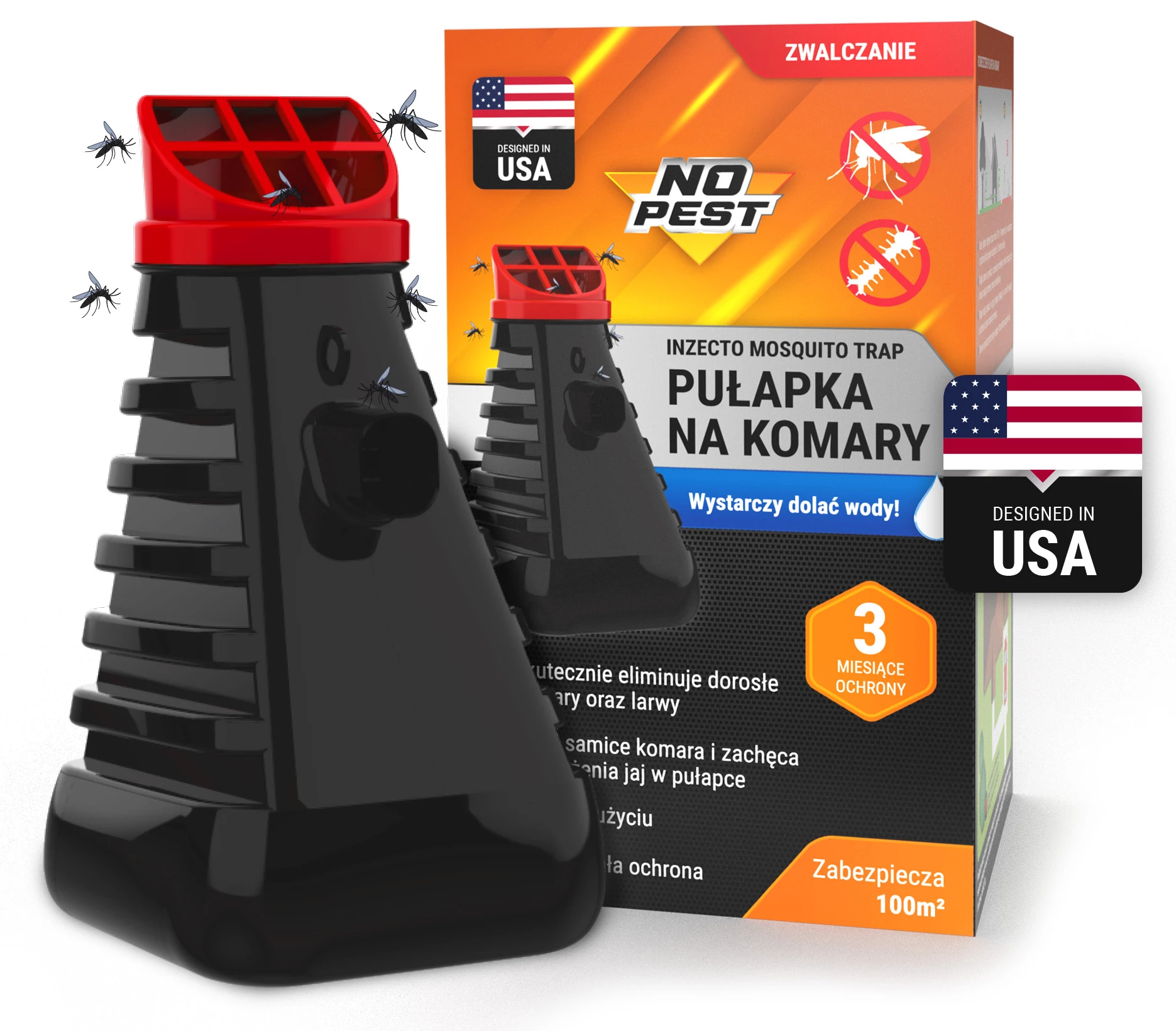 pułapka na komary, pułapki na komary, pułapka na komary inzecto, pułapka na komary no pest
