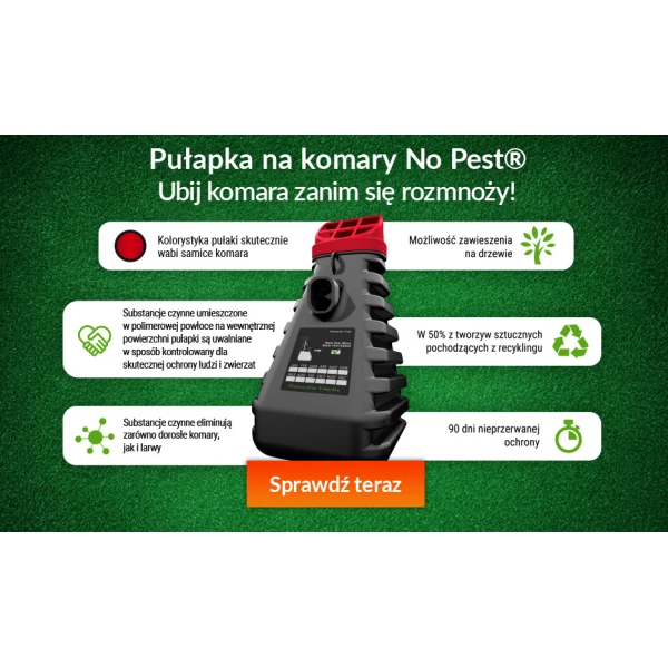 Pułapka na komary w ogrodzie No Pest® Mosquito trap