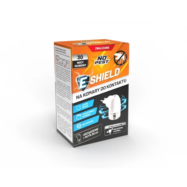 Środek na komary do kontaktu No Pest® E-Shield urządzenie płyn/wkład
