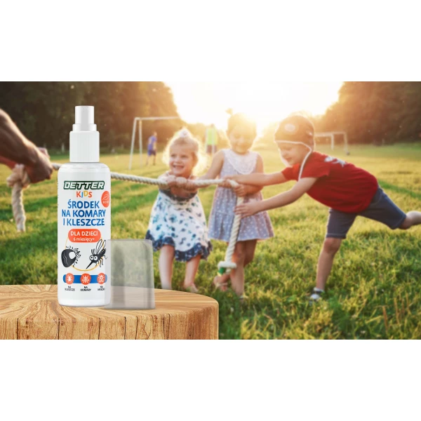 Środek na kleszcze, komary i meszki dla małych dzieci 6mc Detter® Kids 80ml
