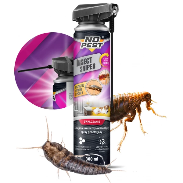 Środek na rybiki, pchły w domu No Pest® Sniper 300ml