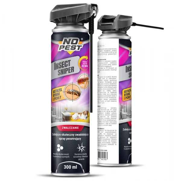 Środek na rybiki, pchły w domu No Pest® Sniper 300ml