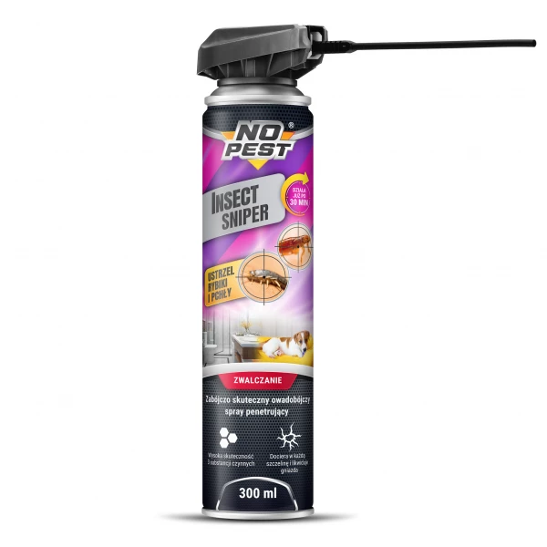 Środek na rybiki, pchły w domu No Pest® Sniper 300ml