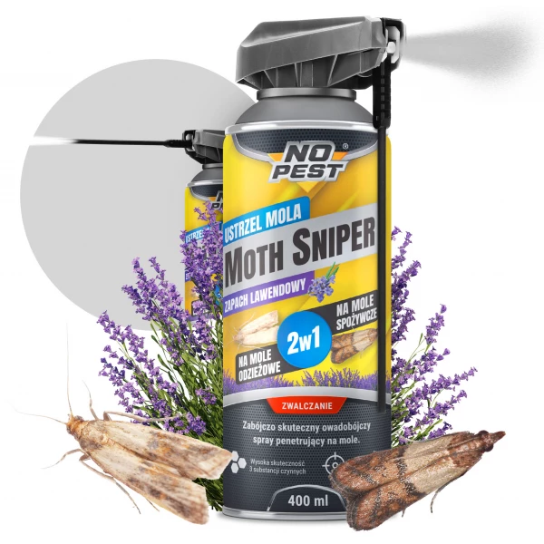 Środek na mole i ćmy No Pest® Moth Sniper Spray 400ml