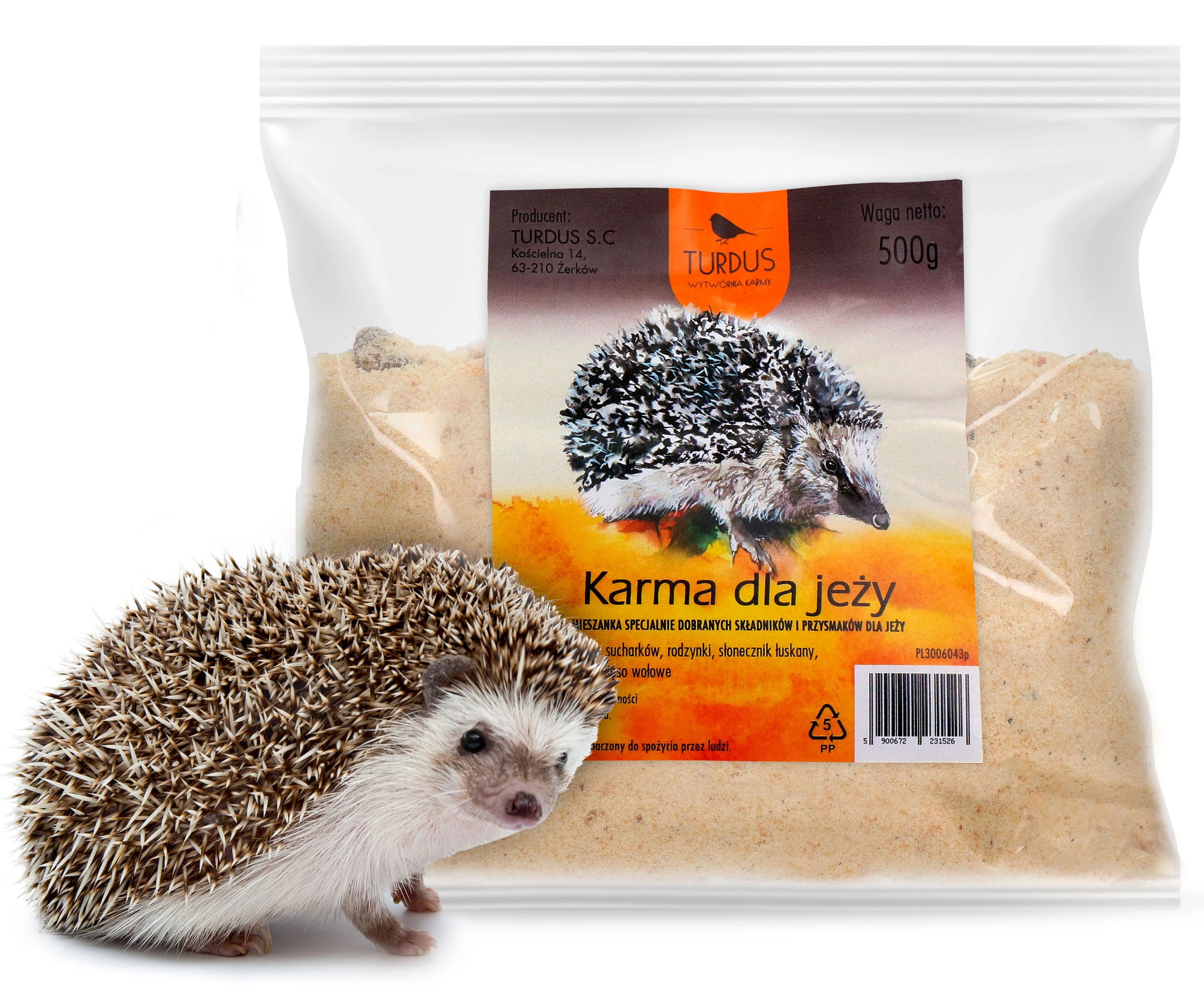 karma dla jeży, karma dla jeża