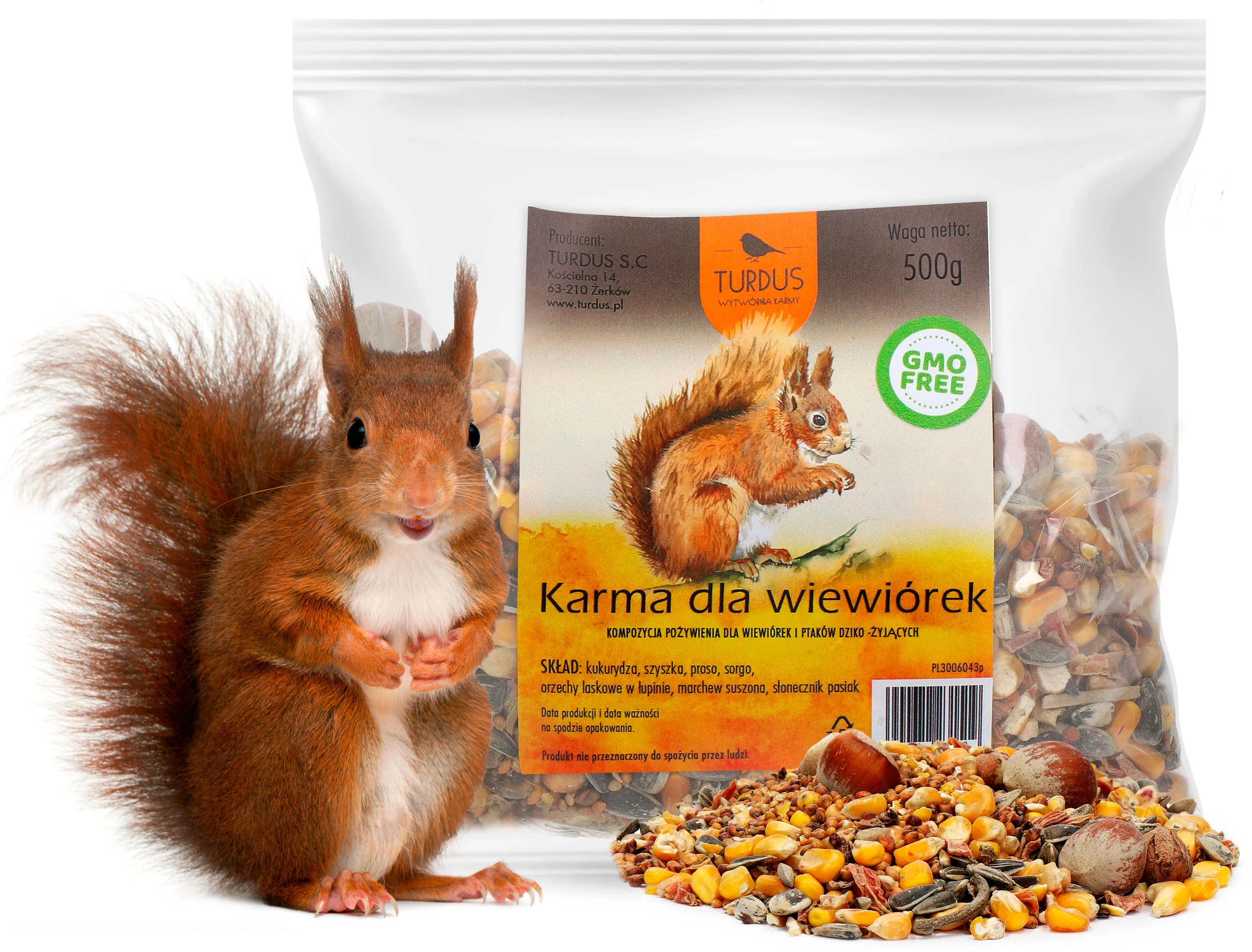 karma dla wiewiórek, pokarm dla wiewiórek, wiewiórka pokarm