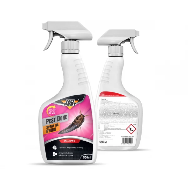 Skuteczne środki na rybiki NO PEST. Żel na rybiki i spray na rybiki, srebrzyki.