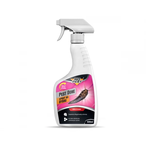Skuteczne środki na rybiki NO PEST. Żel na rybiki i spray na rybiki, srebrzyki.