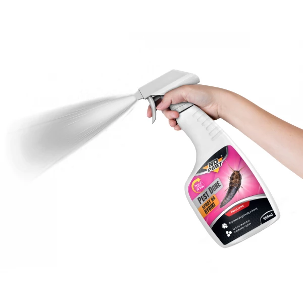 Środek na rybiki cukrowe spray NO PEST. Preparat na srebrzyki 500ml.