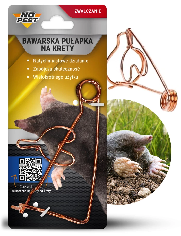 bawarska pułapka na krety, pułapka na krety, łapka na krety, pułapka na krety zabijająca, pułapka na nornice, kretołap, zabijająca pułapka na krety, jak pozbyć się kreta, kretołapka