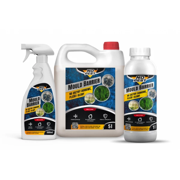 Środek na grzyby domowe, pleśń i glony No Pest® Mould Barrier