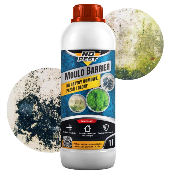 Środek do usuwania pleśni, na grzyby domowe i glony No Pest® Mould Barrier 1L