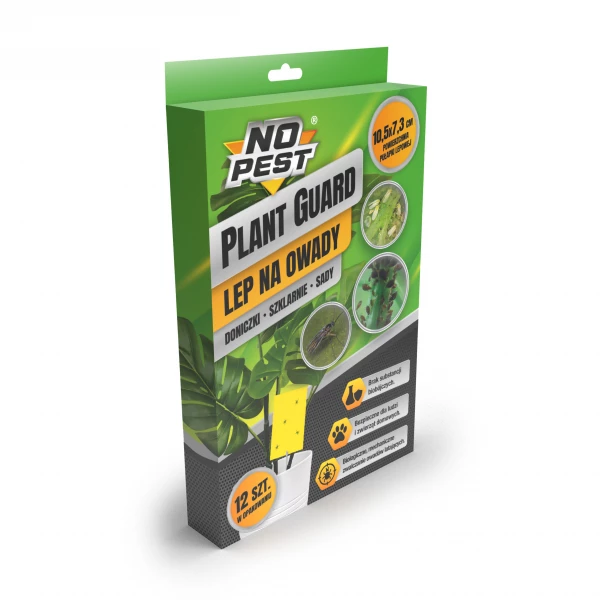Silny lep na owady domowe Plant Guard No Pest® 12 szt