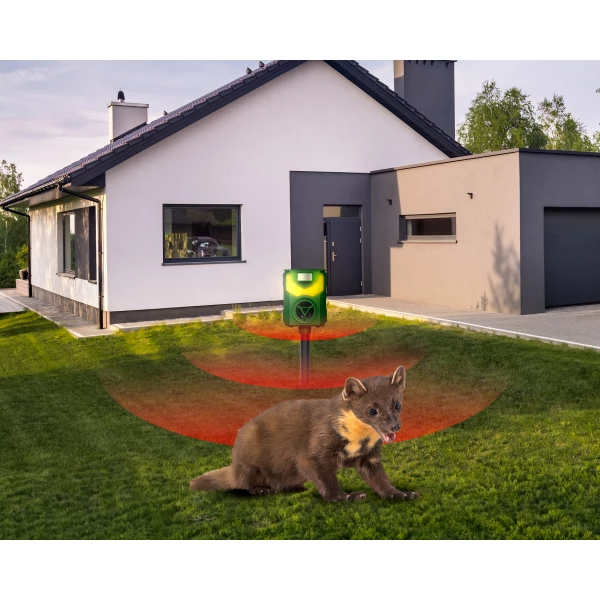 Odstraszacz na kuny do domu, garażu, na parking No Pest® Flame Guard 