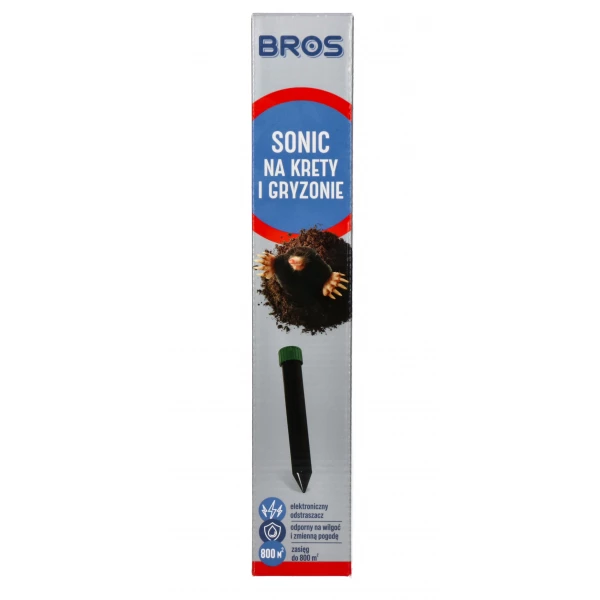 Odstraszacz kretów i nornic Bros Sonic. Odstraszacz na krety i nornice.