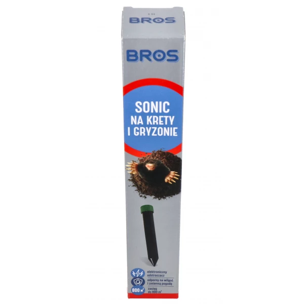 Odstraszacz kretów i nornic Bros Sonic. Odstraszacz na krety i nornice.