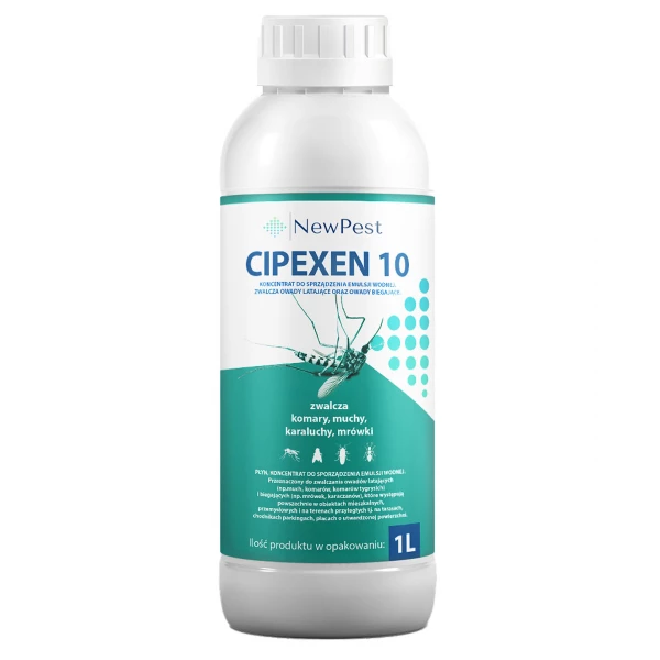CIPEXEN 10 (CIPEX) 1L. Oprysk na komary, muchy, karaluchy.