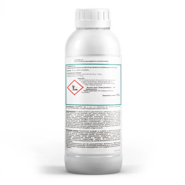 CIPEXEN 10 (CIPEX) 1L. Oprysk na komary, muchy, karaluchy.