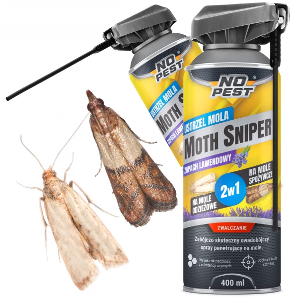 Środek na mole i ćmy No Pest® Moth Sniper Spray 400ml