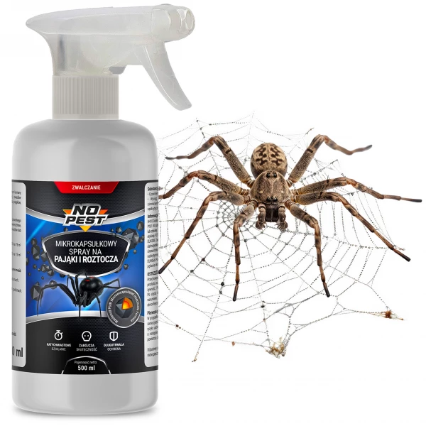 Środek na pająki i roztocza w domu No Pest® Spray z mikrokapsułkami  500ml