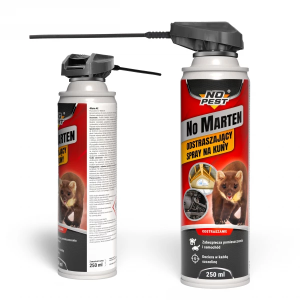 Środek na kuny, preparat odstraszający kuny spray No Pest® No Marten Spray.