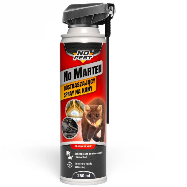 Środek na kuny, preparat odstraszający kuny spray No Pest® No Marten Spray.