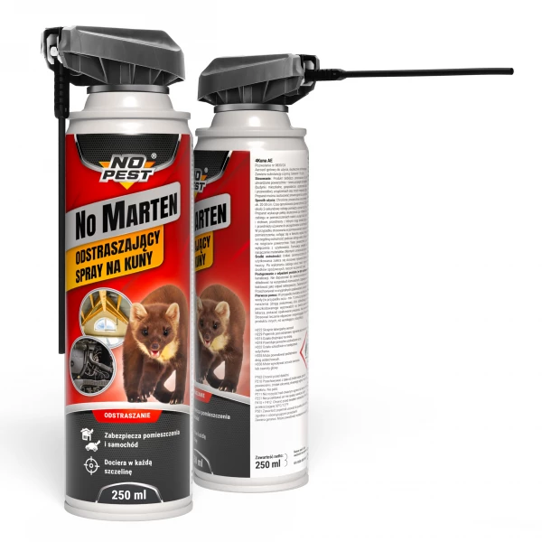 Środek na kuny, preparat odstraszający kuny spray No Pest® No Marten Spray.